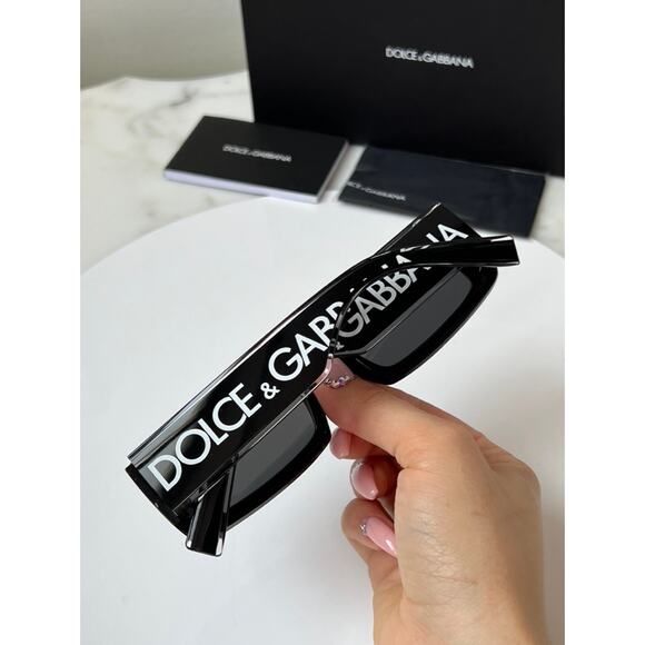 NEW Dolce Gabbana DG6187 Slim Black Sunglasses main image 6
